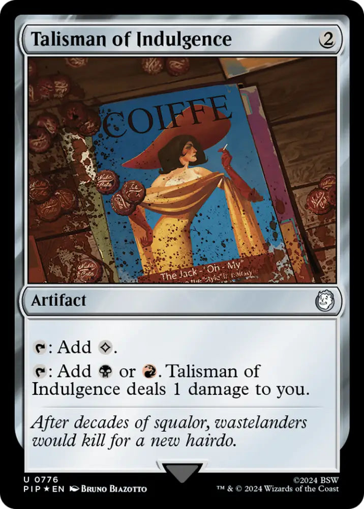Talisman of Indulgence (Surge Foil) [Fallout] - MTG Single