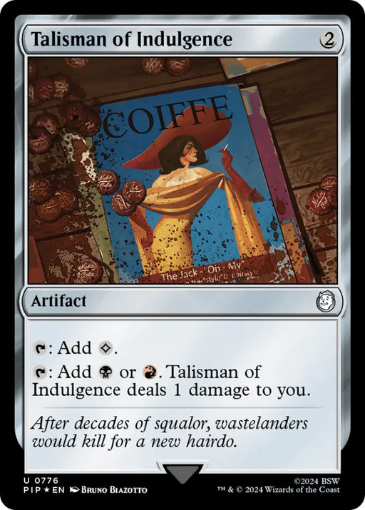 Talisman of Indulgence (Surge Foil) [Fallout] - MTG Single