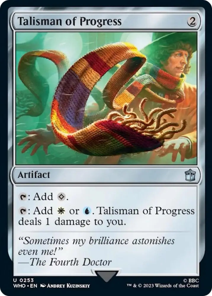 Talisman of Progress [Doctor Who] - MTG Single