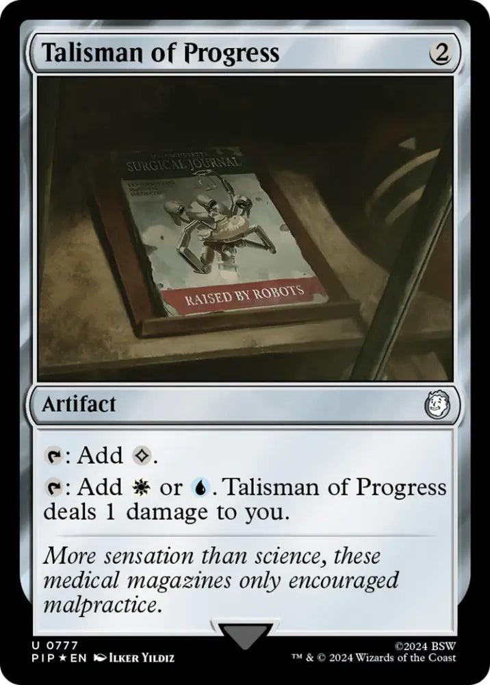 Talisman of Progress (Surge Foil) [Fallout] - MTG Single