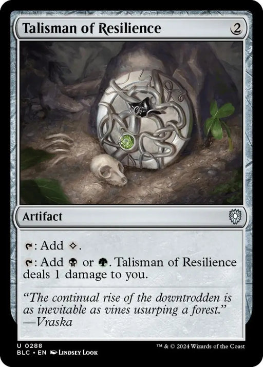 Talisman of Resilience [Bloomburrow Commander] - MTG Single