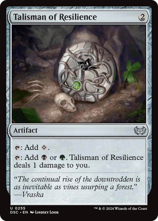 Talisman of Resilience [Duskmourn: House of Horror Commander] - MTG Single