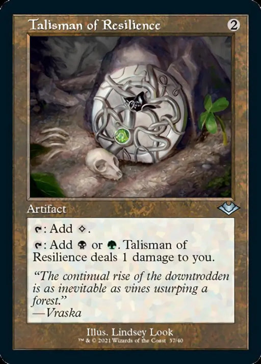 Talisman of Resilience (Retro Foil Etched) [Modern Horizons] - MTG Single
