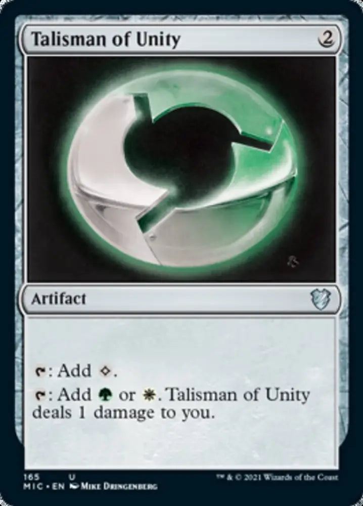 Talisman of Unity [Innistrad: Midnight Hunt Commander] - MTG Single