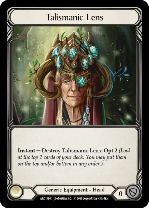 Talismanic Lens [Arcane Rising 1st Edition] 1st Edition Normal - Flesh And Blood Single