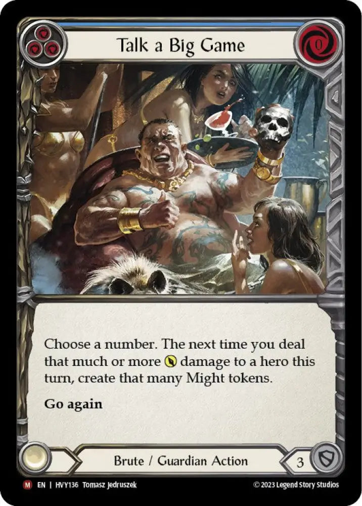 Talk a Big Game [Heavy Hitters] - Flesh And Blood Single
