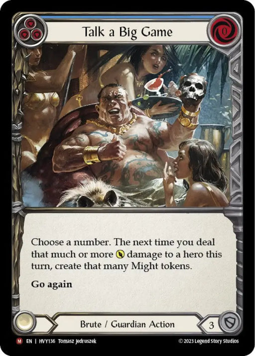 Talk a Big Game [Heavy Hitters] - Flesh And Blood Single