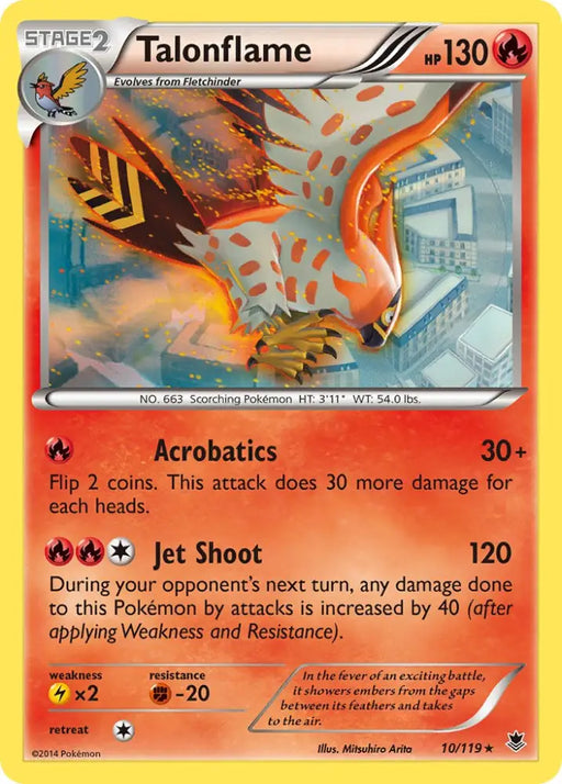 Talonflame (10/119) (Theme Deck Exclusive) [XY: Phantom Forces] - Pokemon Single