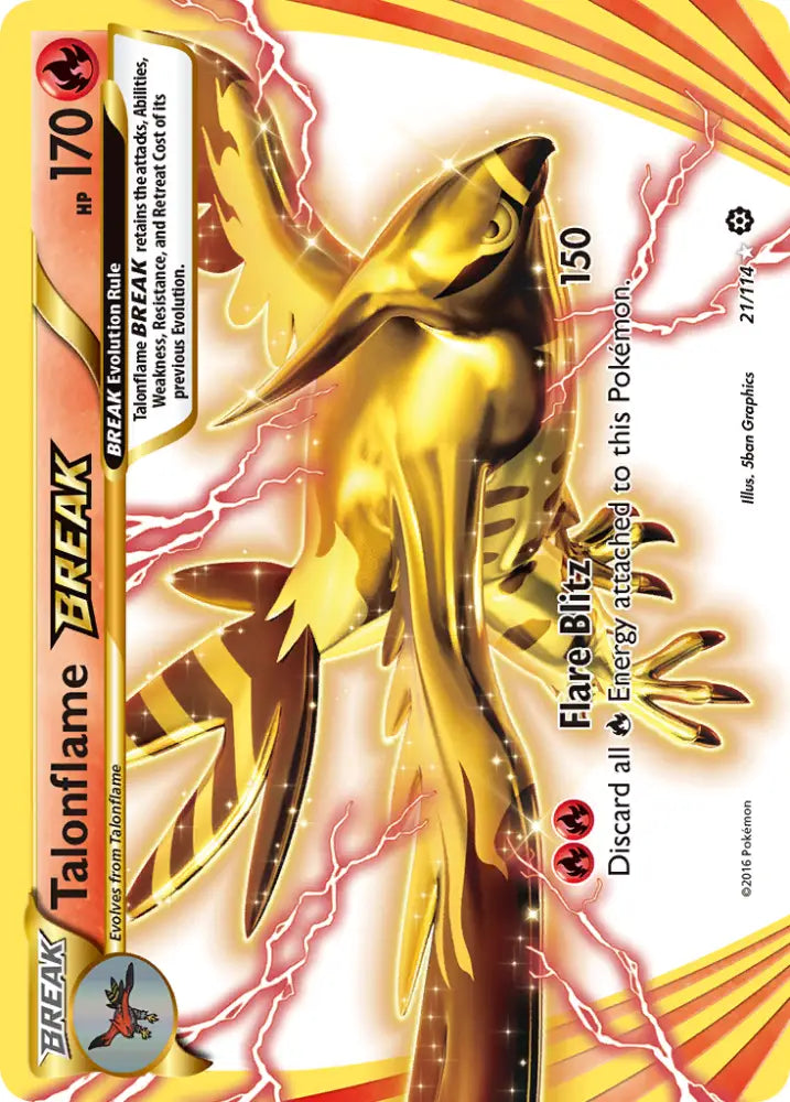 Talonflame BREAK (21/114) [XY: Steam Siege] - Pokemon Single