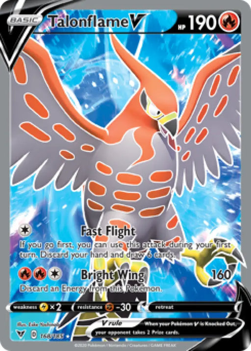 Talonflame V (168/185) [Sword & Shield: Vivid Voltage] - Pokemon Single