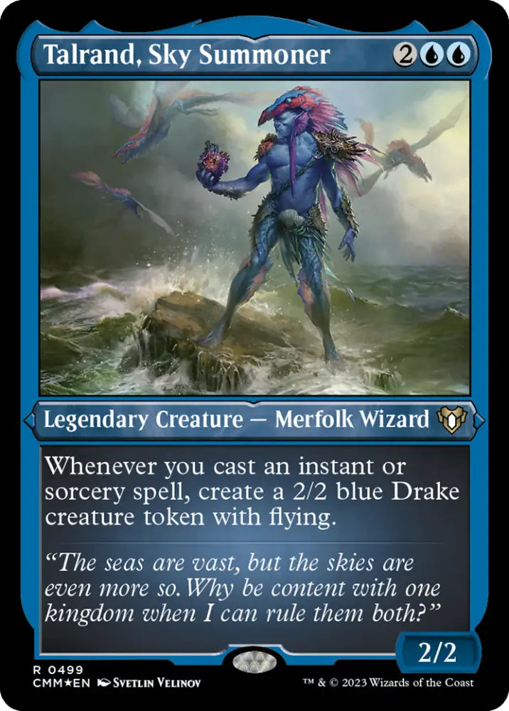 Talrand Sky Summoner (Foil Etched) [Commander Masters] - MTG Single
