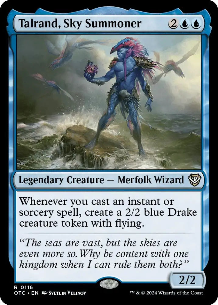 Talrand Sky Summoner [Outlaws of Thunder Junction Commander] - MTG Single