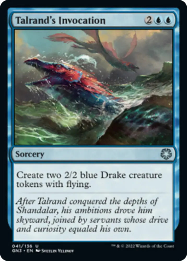 Talrand’s Invocation [Game Night: Free-for-All] - MTG Single