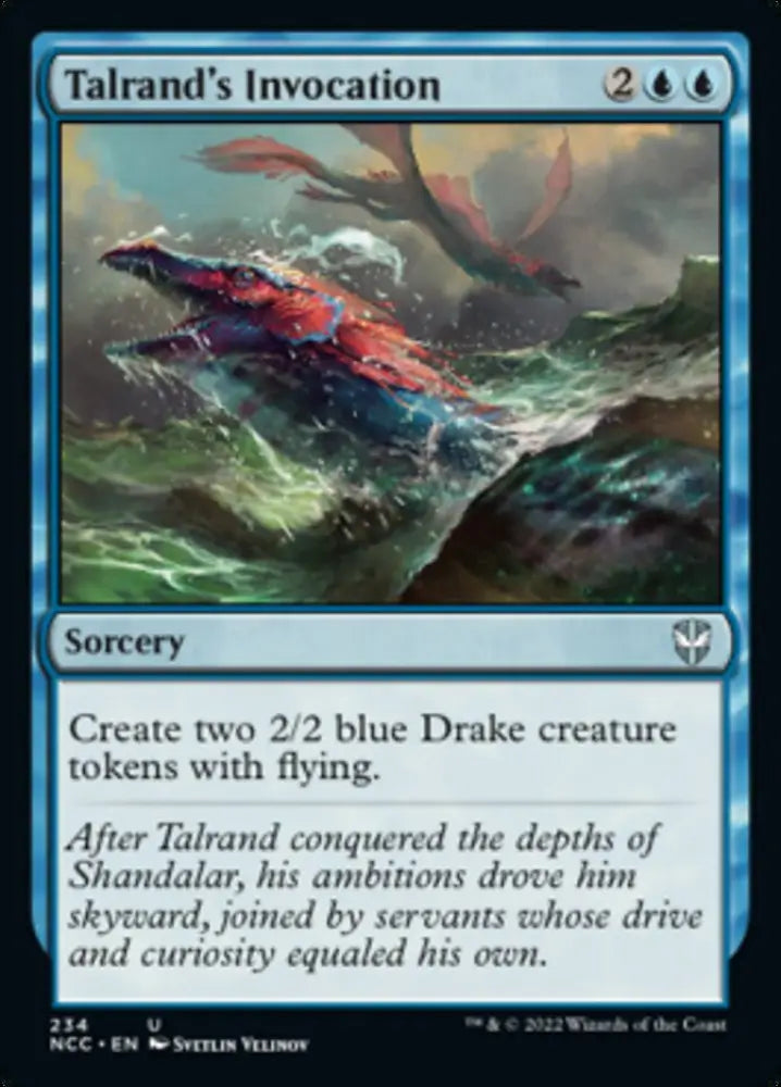 Talrand’s Invocation [Streets of New Capenna Commander] - MTG Single