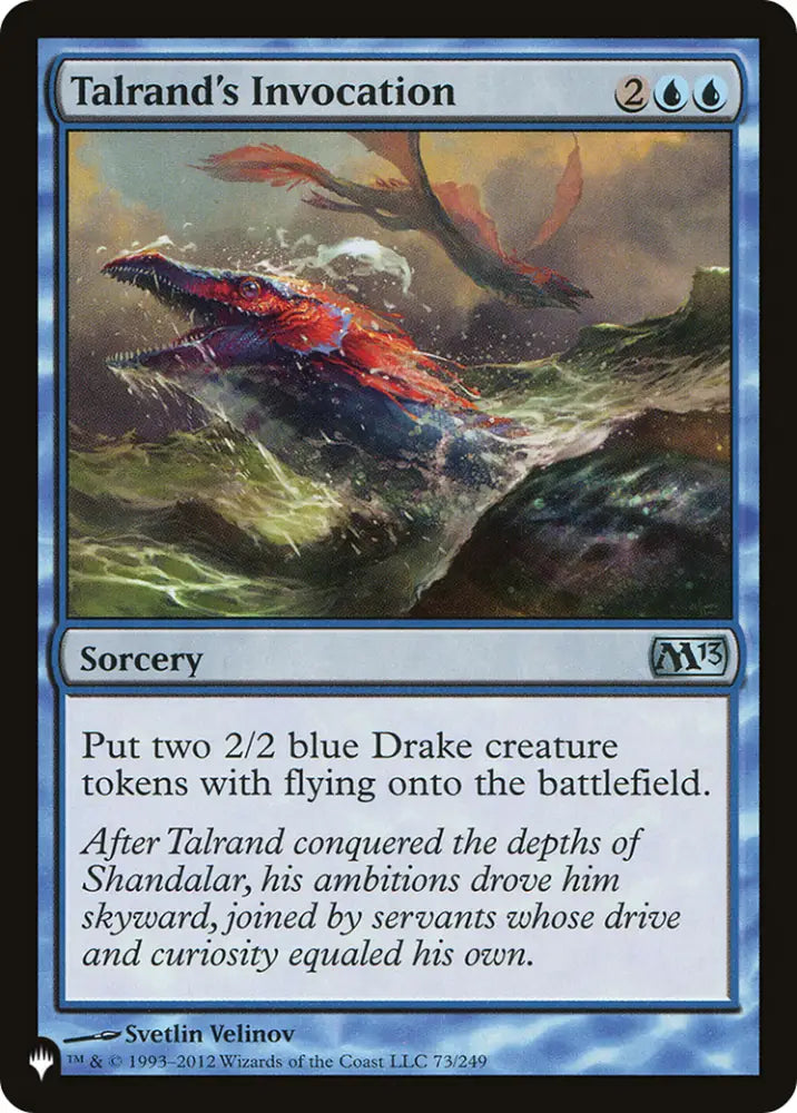 Talrand’s Invocation [The List] - MTG Single