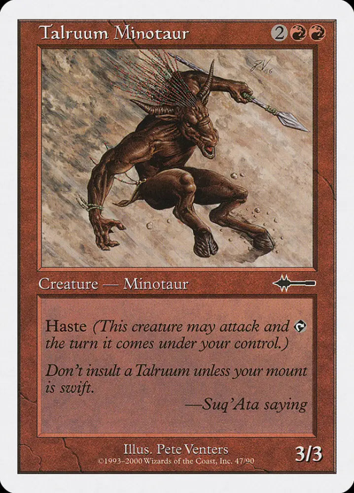 Talruum Minotaur [Beatdown] - MTG Single