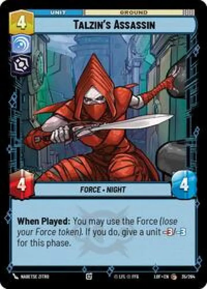 Talzin's Assassin (35/264) [Legends of the Force]