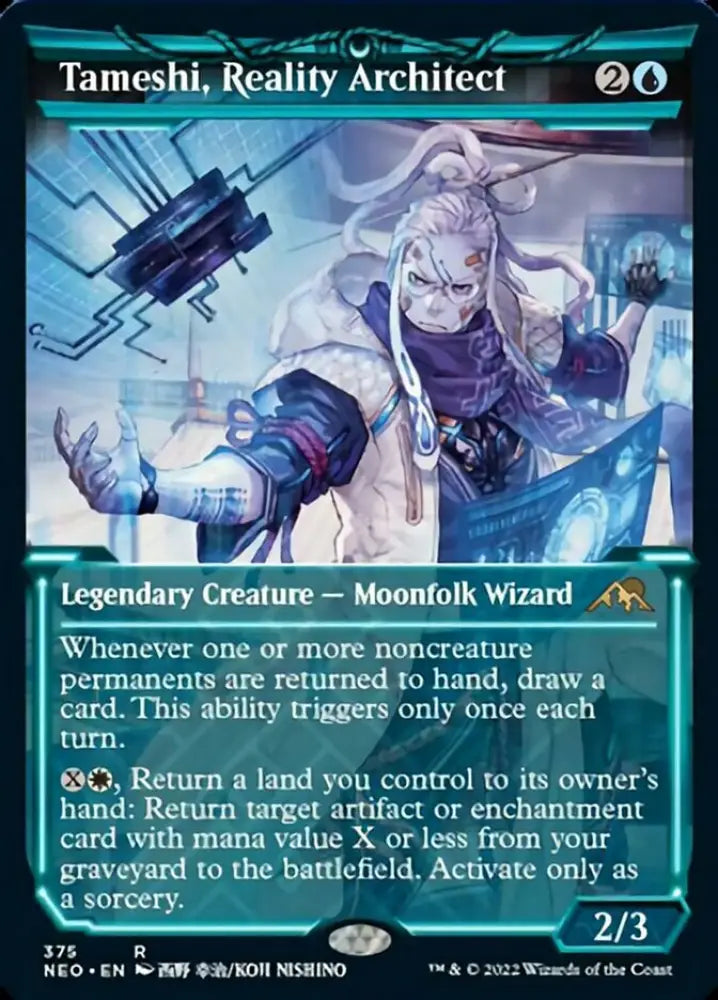 Tameshi Reality Architect (Showcase Soft Glow) [Kamigawa: Neon Dynasty] - MTG Single