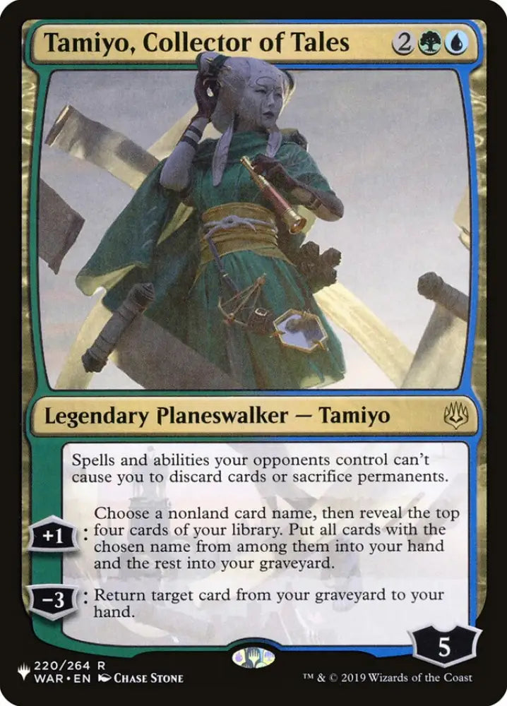 Tamiyo Collector of Tales [The List] - MTG Single
