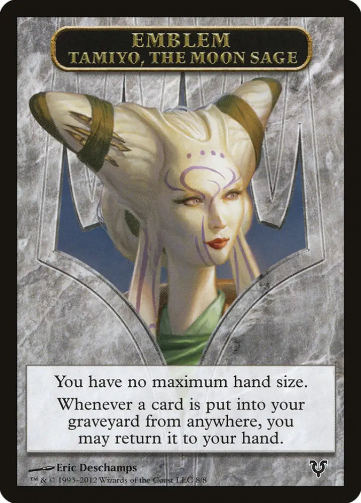 Tamiyo the Moon Sage Emblem [Avacyn Restored Tokens] - MTG Single