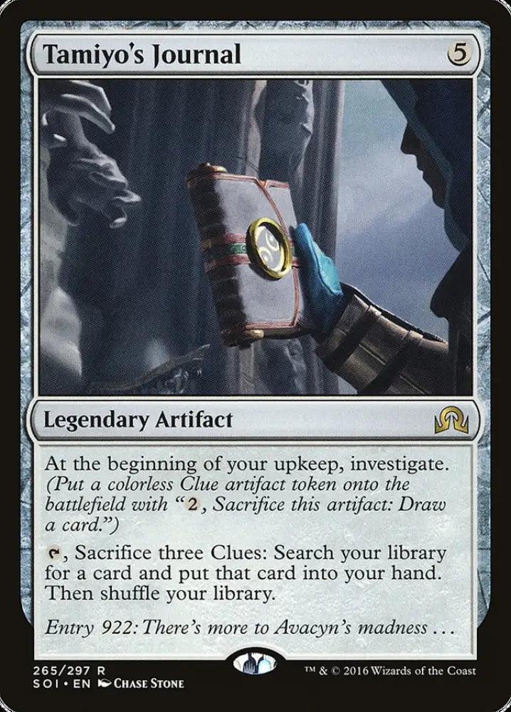 Tamiyo’s Journal (Entry 922) [Shadows over Innistrad] - MTG Single