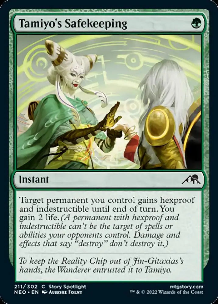 Tamiyo’s Safekeeping [Kamigawa: Neon Dynasty] - MTG Single