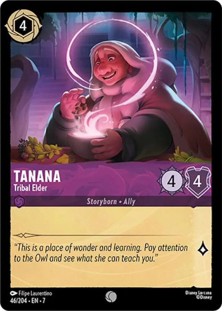 Tanana - Tribal Elder (46/204) [Archazia’s Island] - Lorcana Single