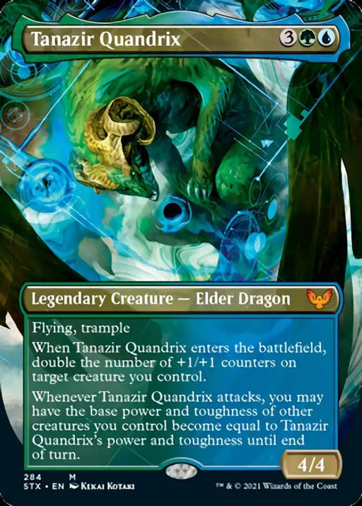 Tanazir Quandrix (Borderless Alternate Art) [Strixhaven: School of Mages] - MTG Single