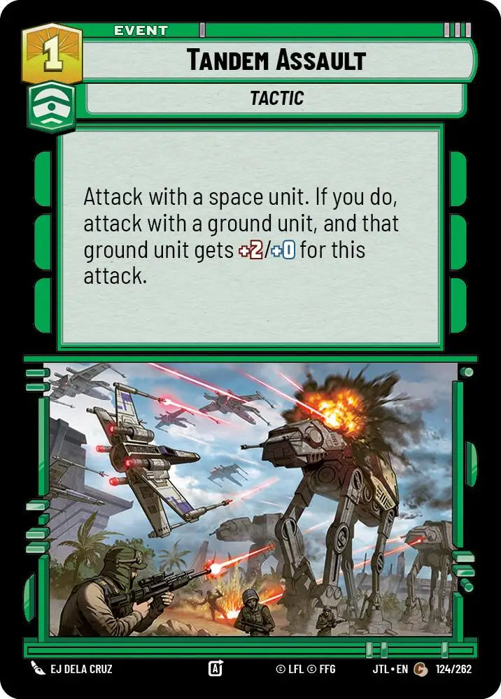 Tandem Assault (124/257) [Jump to Lightspeed] - Star Wars: Unlimited Single
