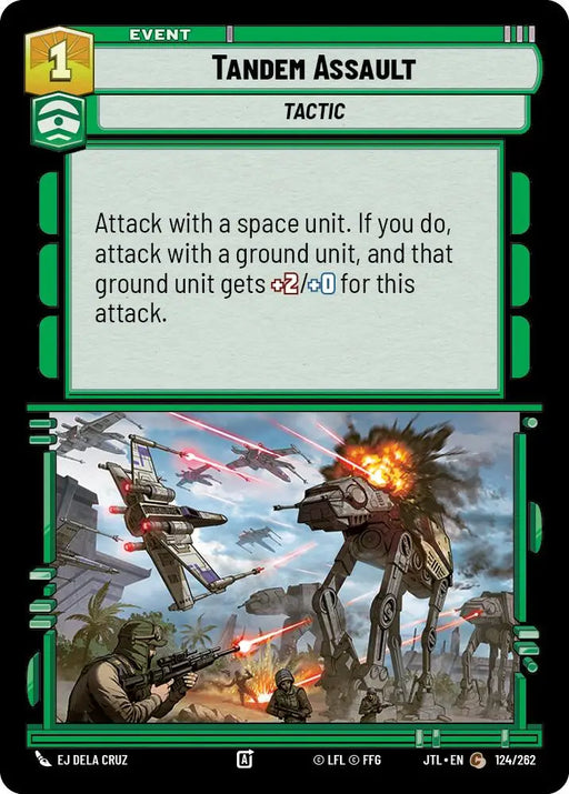 Tandem Assault (124/257) [Jump to Lightspeed] - Star Wars: Unlimited Single