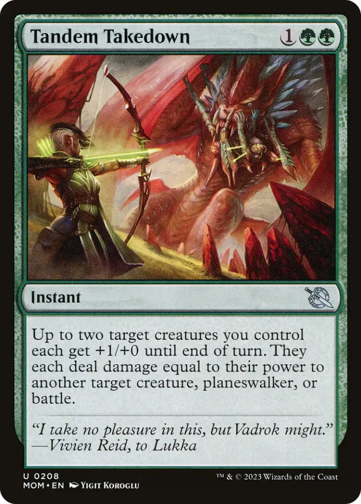 Tandem Takedown [March of the Machine] - MTG Single