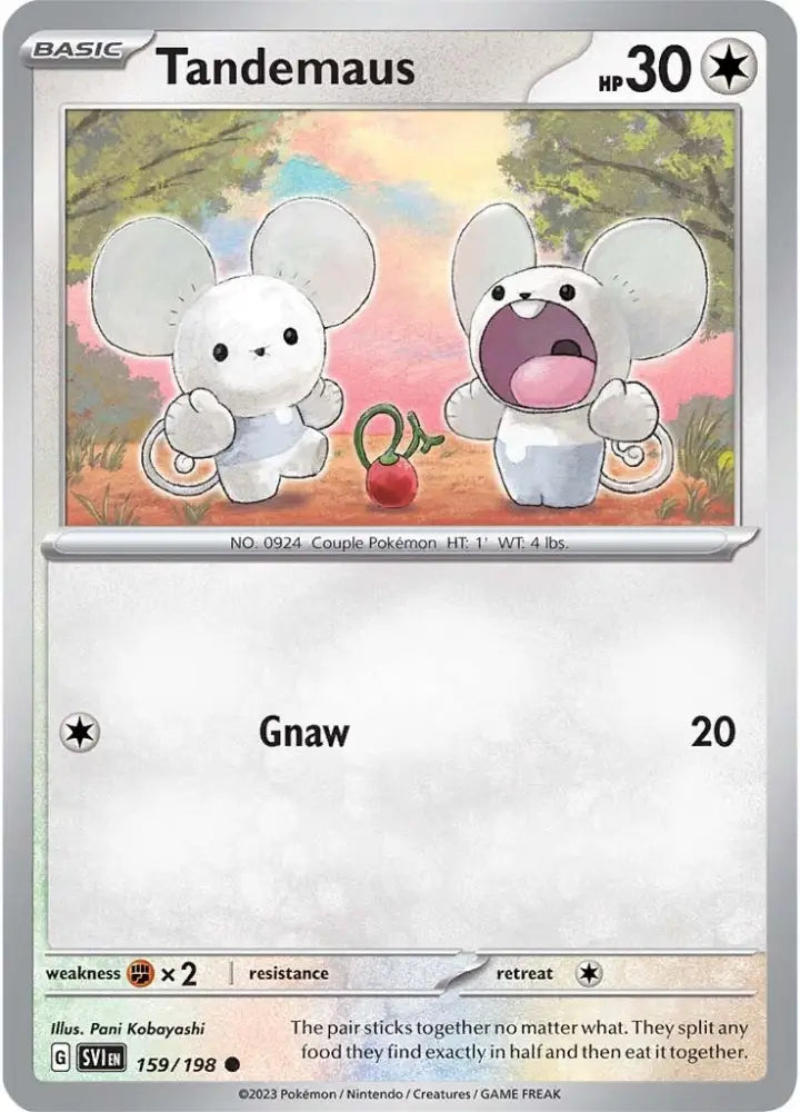 Tandemaus (159/198) [Scarlet & Violet: Base Set] - Pokemon Single