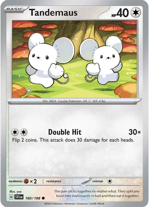 Tandemaus (160/198) [Scarlet & Violet: Base Set] - Pokemon Single