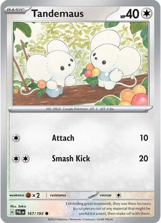 Tandemaus (167/193) [Scarlet & Violet: Paldea Evolved] - Pokemon Single
