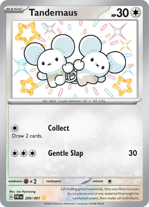 Tandemaus (209/091) [Scarlet & Violet: Paldean Fates] - Pokemon Single