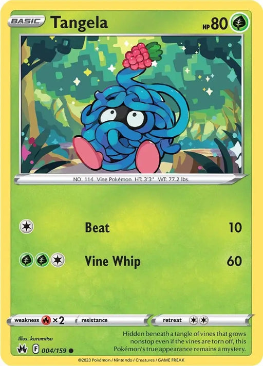 Tangela (004/159) [Sword & Shield: Crown Zenith] - Pokemon Single