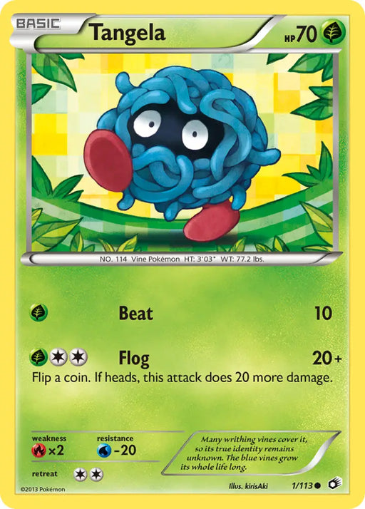 Tangela (1/113) [Black & White: Legendary Treasures] - Pokemon Single