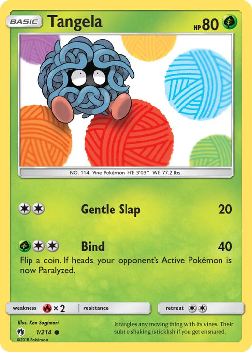 Tangela (1/214) [Sun & Moon: Lost Thunder] - Pokemon Single