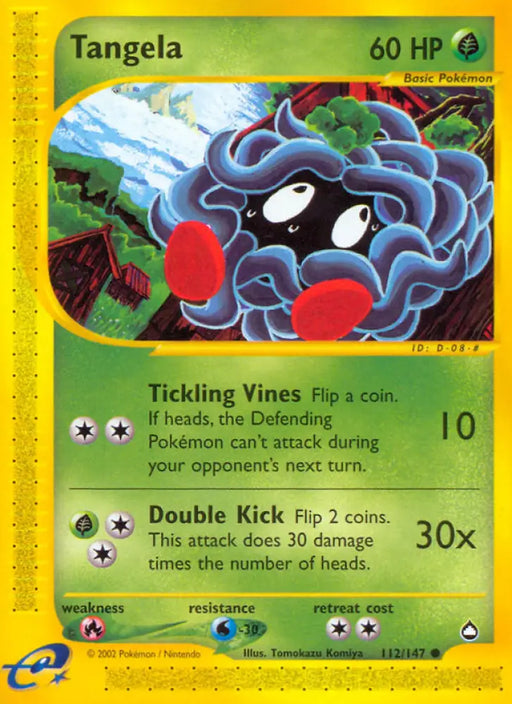 Tangela (112/147) [Aquapolis] - Pokemon Single