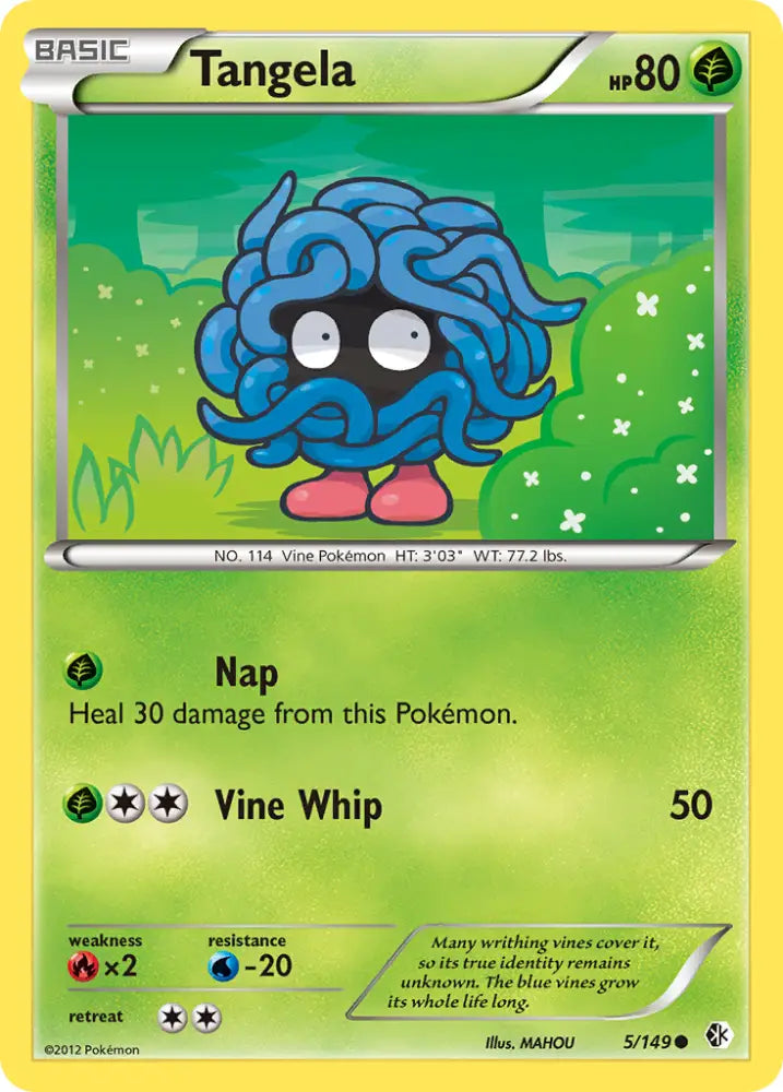 Tangela (5/149) [Black & White: Boundaries Crossed] - Pokemon Single