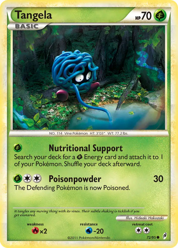 Tangela (72/95) [HeartGold & SoulSilver: Call of Legends] - Pokemon Single