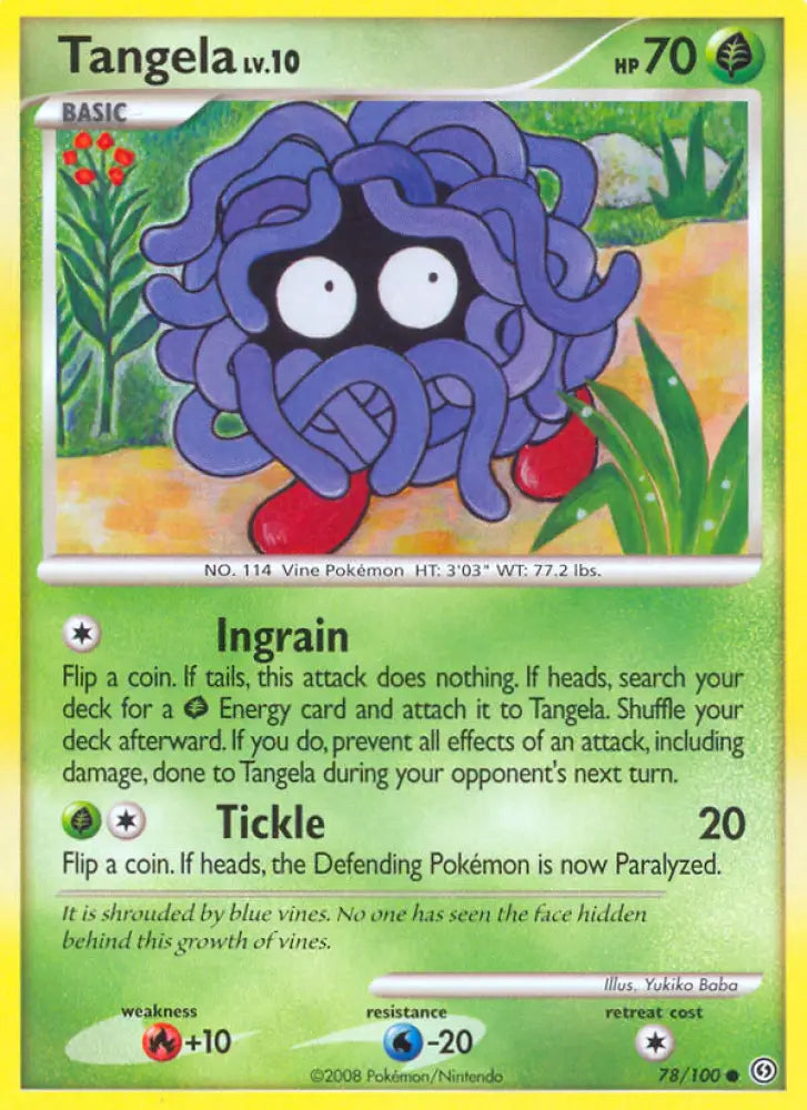 Tangela (78/100) [Diamond & Pearl: Stormfront] - Pokemon Single