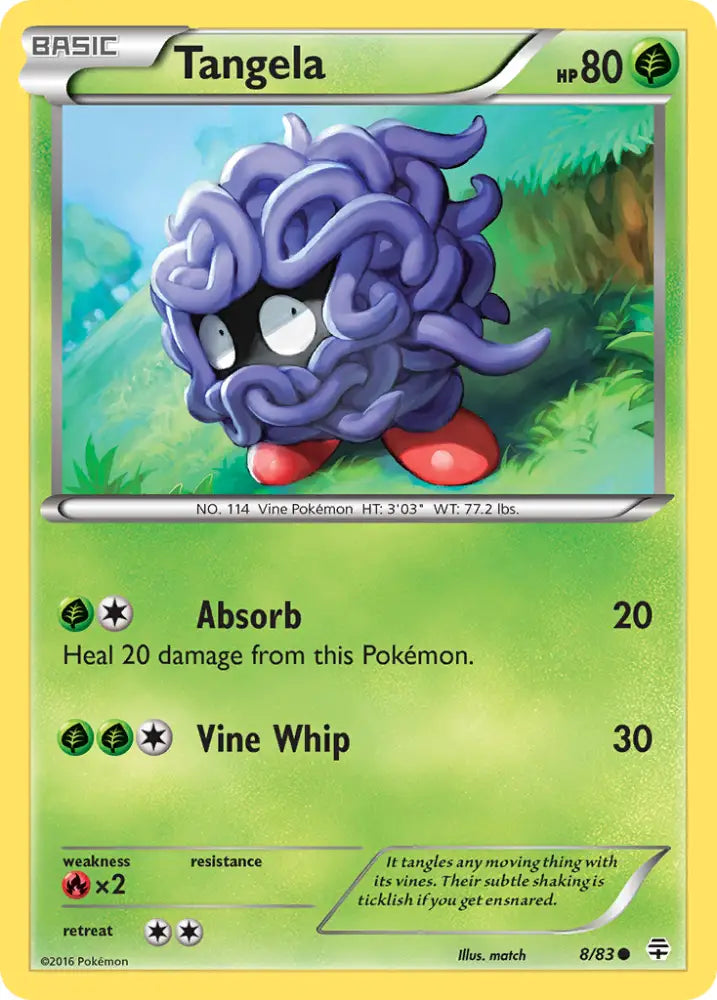 Tangela (8/83) [XY: Generations] - Pokemon Single