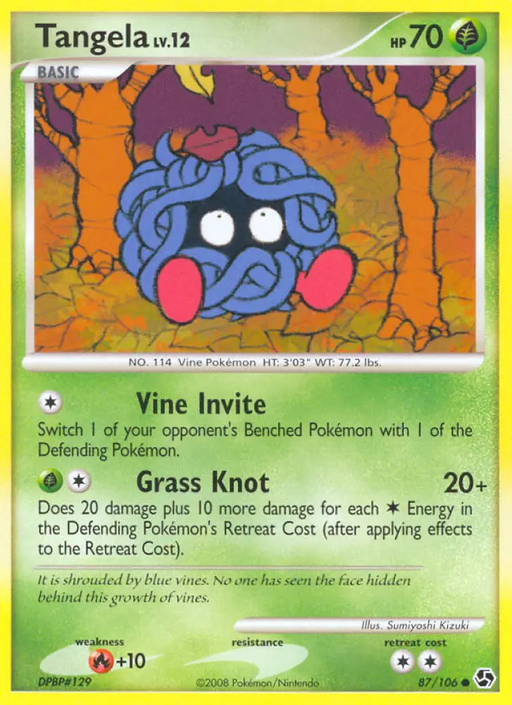 Tangela (87/106) [Diamond & Pearl: Great Encounters] - Pokemon Single