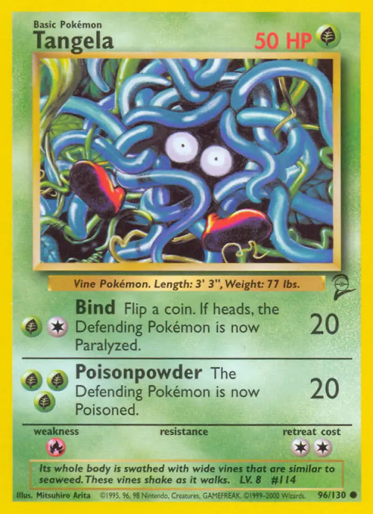 Tangela (96/130) [Base Set 2] - Pokemon Single