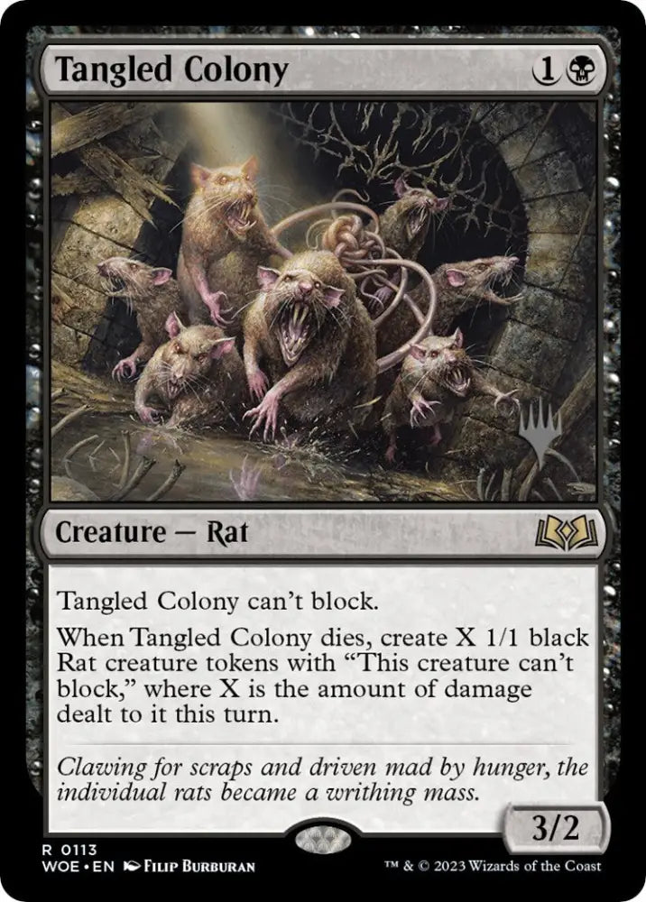 Tangled Colony (Promo Pack) [Wilds of Eldraine Promos] - MTG Single