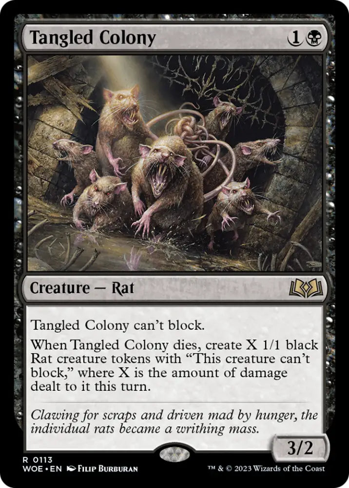 Tangled Colony [Wilds of Eldraine] - MTG Single