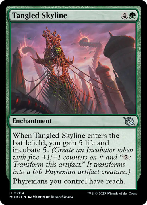 Tangled Skyline [March of the Machine] - MTG Single