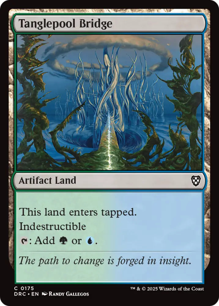 Tanglepool Bridge [Aetherdrift Commander] - MTG Single