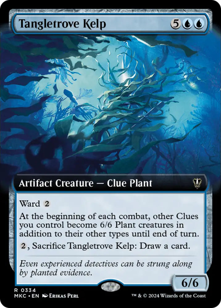 Tangletrove Kelp (Extended Art) [Murders at Karlov Manor Commander] - MTG Single